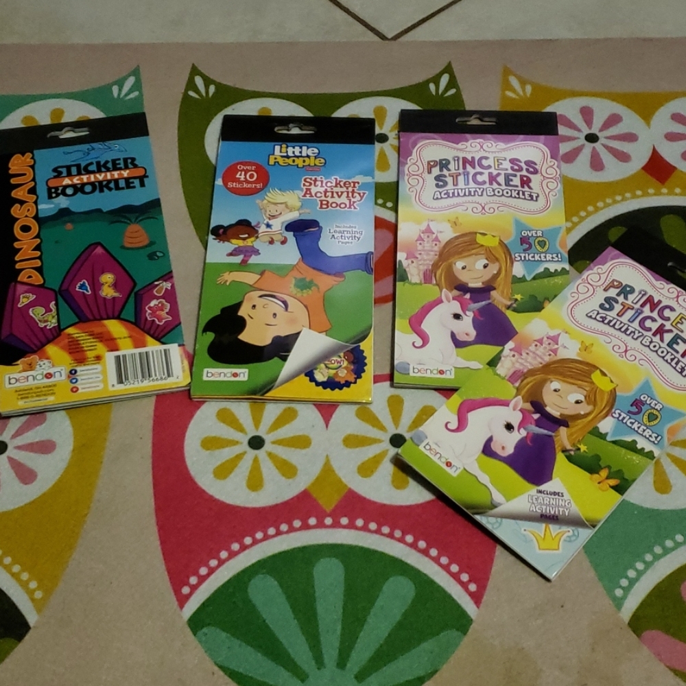 Sticker activity books